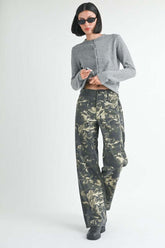 Vintage Camo Straight Leg Pants - Stylish & Comfy, Pants, $ 75.00, A Moment Of Now™